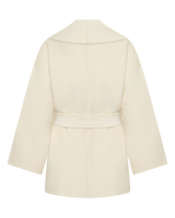 Wool Tassel Jacket - White