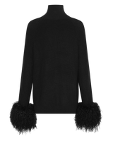 Wool and Shearling Set - Black