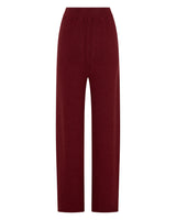 Wool and Shearling Set - Wine