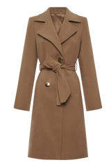 Cashmere Coat - Natural