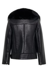 Oversized Leather Jacket