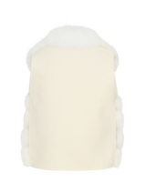 Classic Winter Vest in White