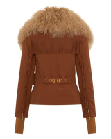 Tassel and Shearling Ski Set