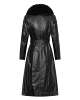 Leather Trench - Black