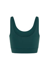 Sport Luxe Crop - Emerald Green