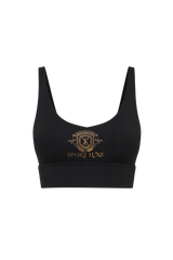 Sport Luxe Crop Black