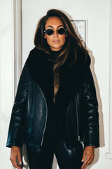 Oversized Leather Jacket