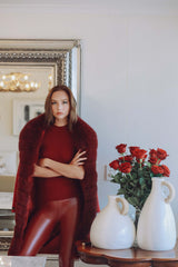 Everyday Legging in Wine