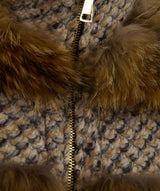 Classic Winter Fur Vest in Natural